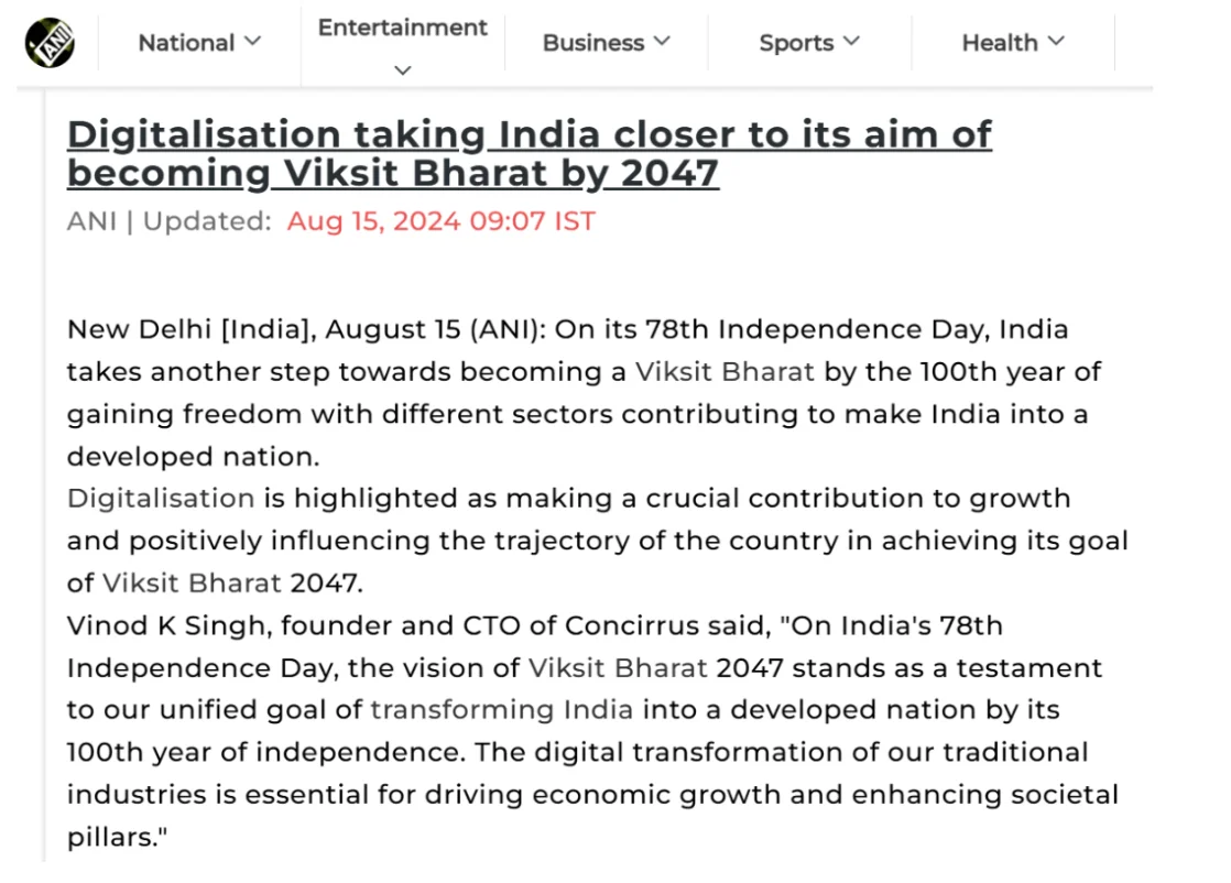 Positioning a Visionary: MediagraphicsPR’s Strategic Media Playbook for Vinod K Singh