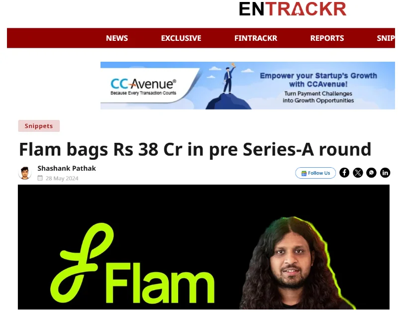 Flam Funding Announcement PR Agency Mediagraphicspr