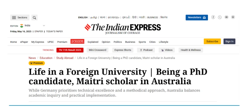 Monash University India Presence PR Agency Mediagraphicspr