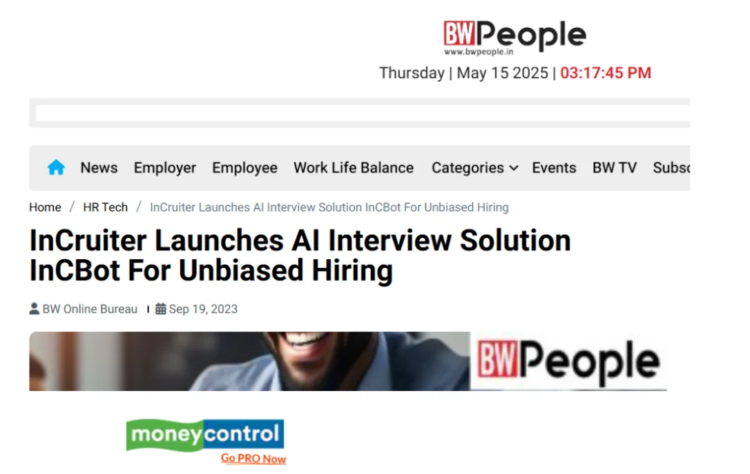InCruiter AI Interview Software PR Agency Mediagraphicspr