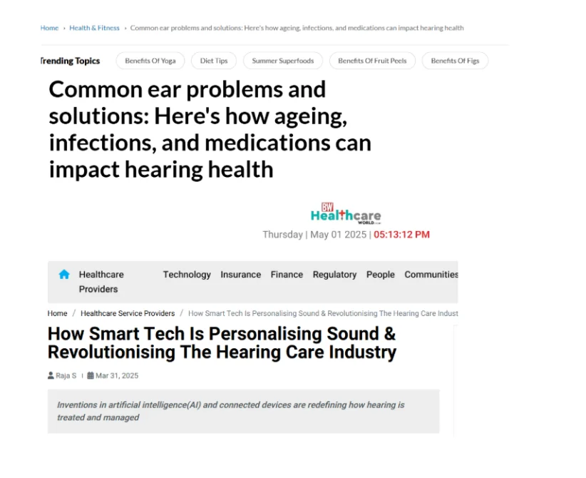 Hearzap Hearing Care Brand PR Agency MediagraphicsPR