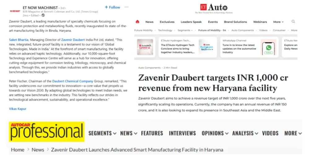 Zavenir Daubert Plant Launch PR Agency Mediagraphicspr