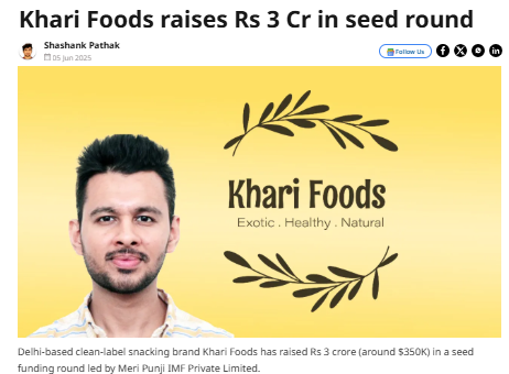 Khari Food Media Coverage