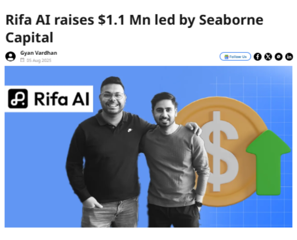 Voice AI funding breakthrough with Mediagraphics PR powering Rifa. AI’s $1.1M raise